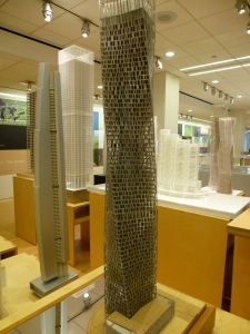 Architectural Models at the Chicago offices of SOM. Photo by B. Niederer.